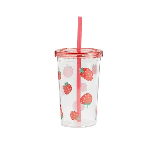 (Pre-Order) H&M Home Tumblr with Straw Strawberry