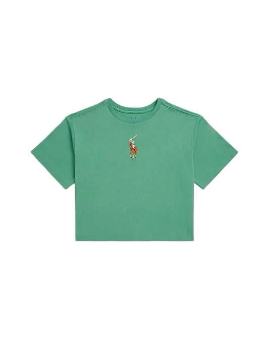 (Pre-Order) Ralph Lauren Girls Big Pony T-Shirt in Green
