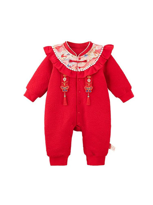 (Pre-Order) Zhang Ming Fu Tassel Cheongsam Romper