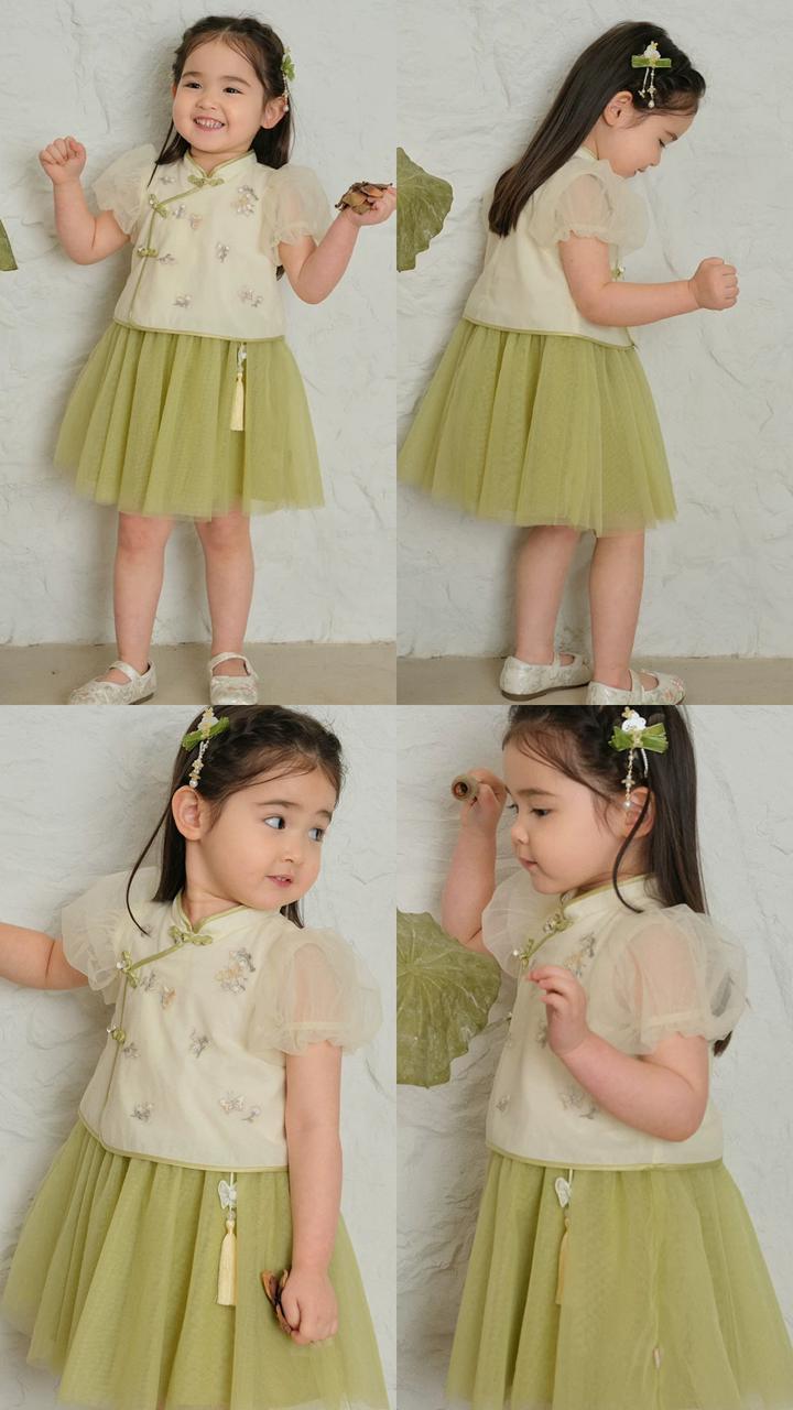(Pre-Order) Dave & Bella Kids' Chinese Style Dress