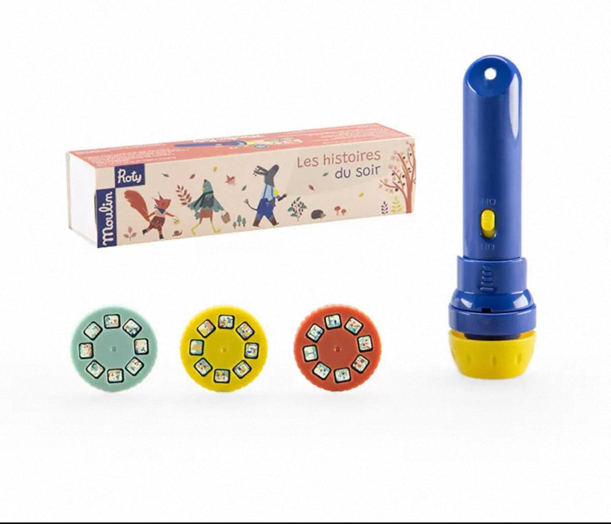 (Pre-Order) Moulin Roty Assorted Torch Lights Story Book Series