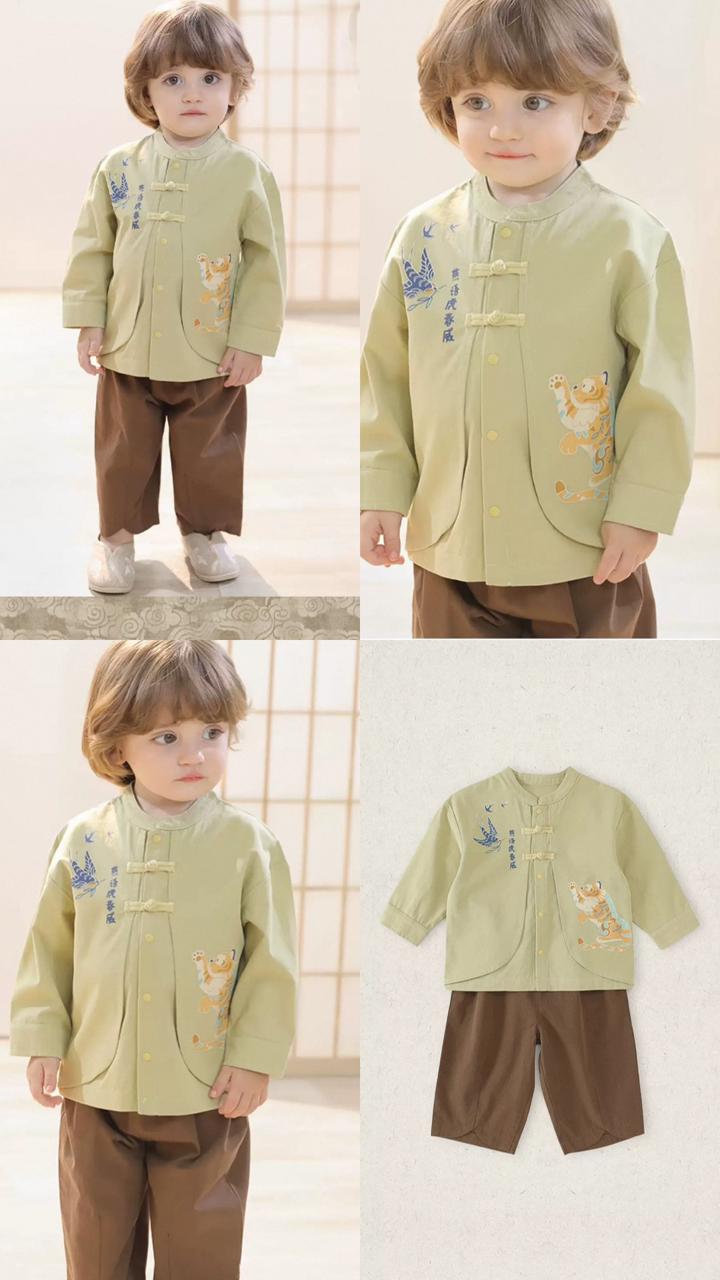 (Pre-Order) Han Gong Fu Casual Hanfu Set