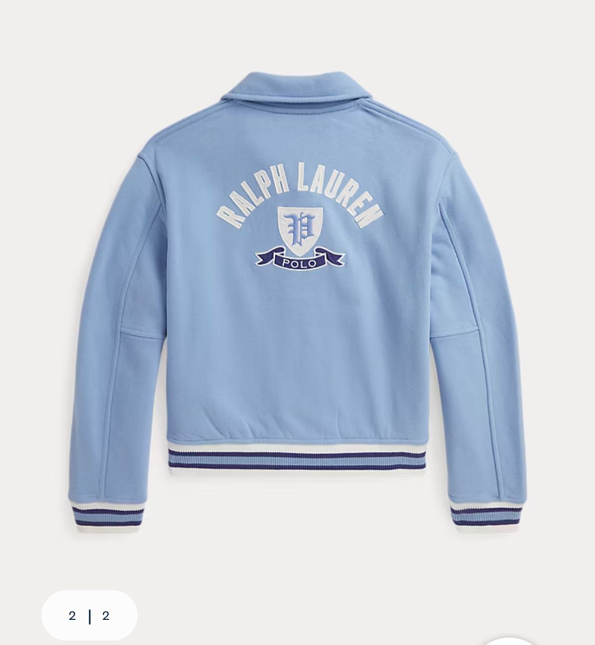 (Pre-Order) Ralph Lauren Logo Fleece Stadium Jacket