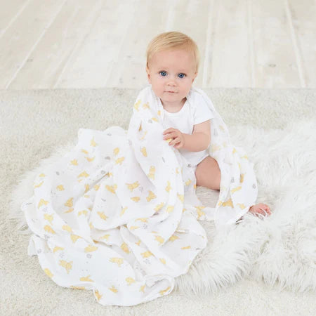 (Pre-Order) Winnie The Pooh + Aden and Anais + swaddle blanket 4 pack