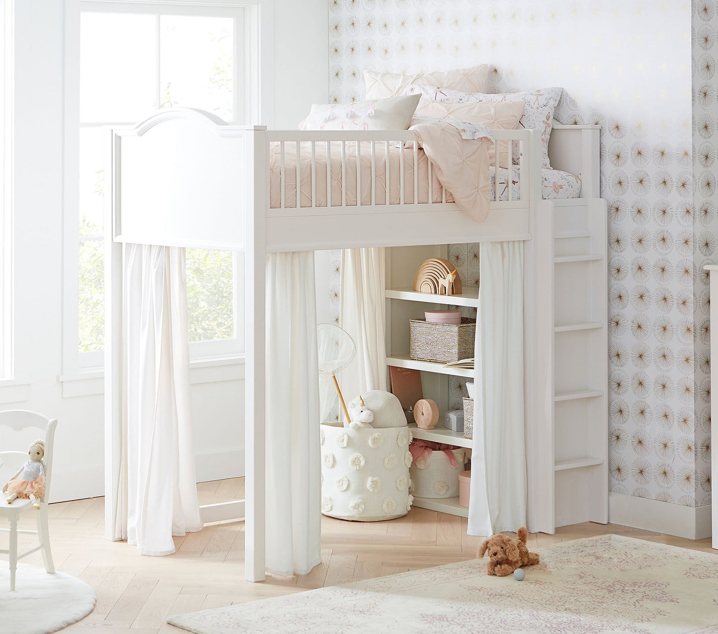 (Pre-Order) Pottery Barn Kids Ballerina Printed Organic Sheet Set & Pillowcases