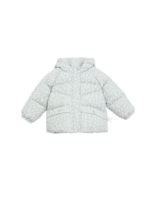 (Pre-Order) White Wheat Puffer Jacket