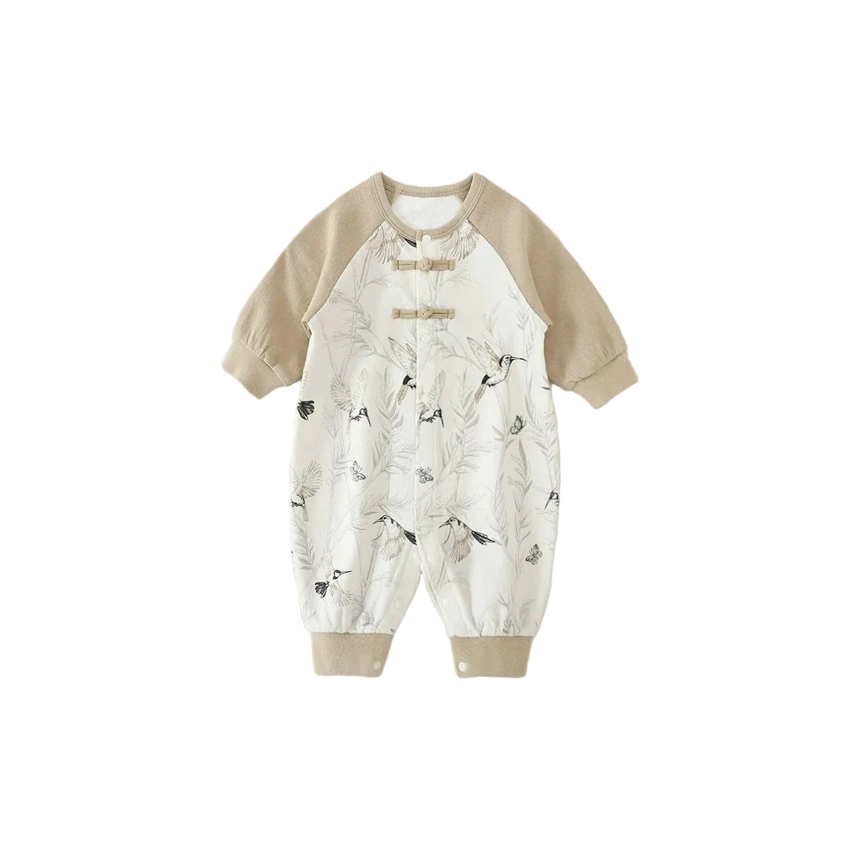 (Pre-Order) Han Gong Fu Whispering Wings Botanical Jumpsuit