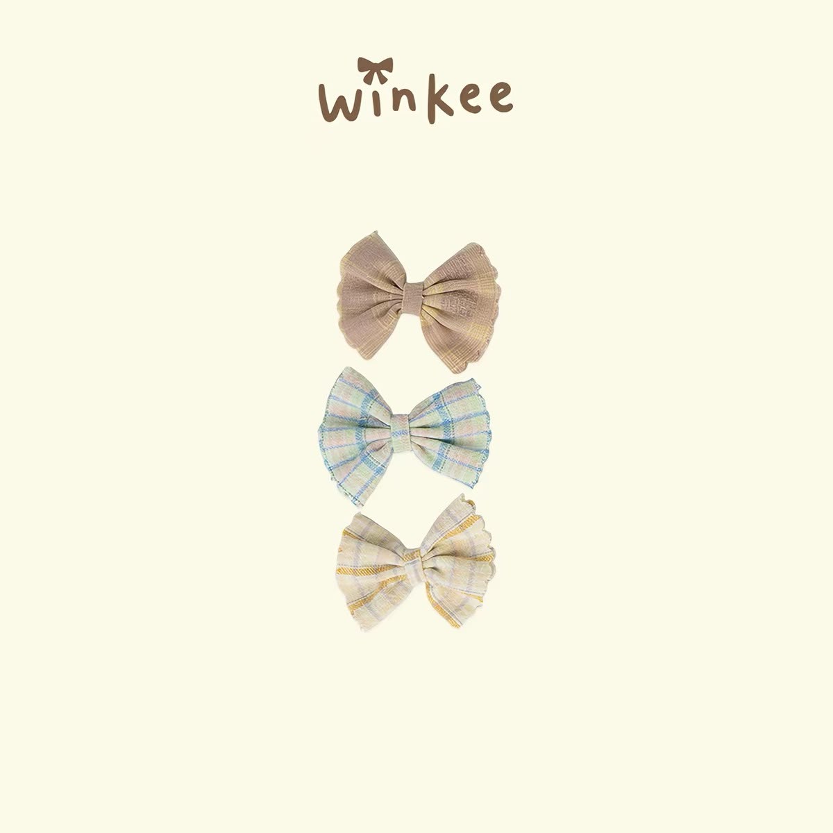 (Pre-Order) Winkee Hairpin Set of 3 ribbon