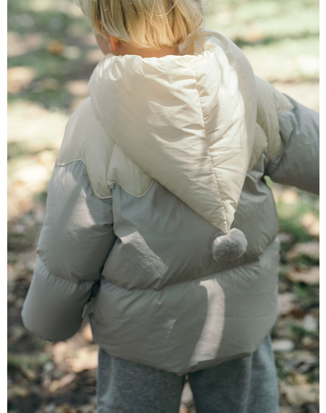 (Pre-Order) White Wheat Puffer Jacket
