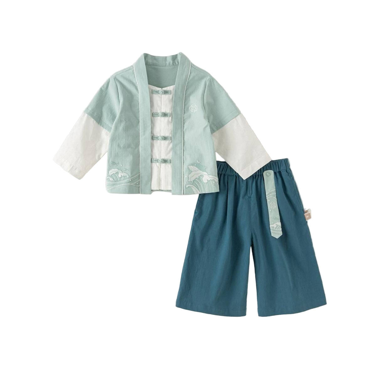 (Pre-Order) Dave & Bella Boys' Hanfu Set - Chinese Style Spring Clothes