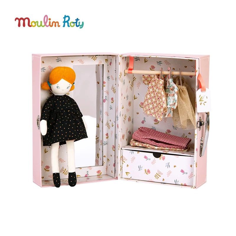 (Pre-Order) Moulin Roty Les Parisiennes Wardrobe Suitcase