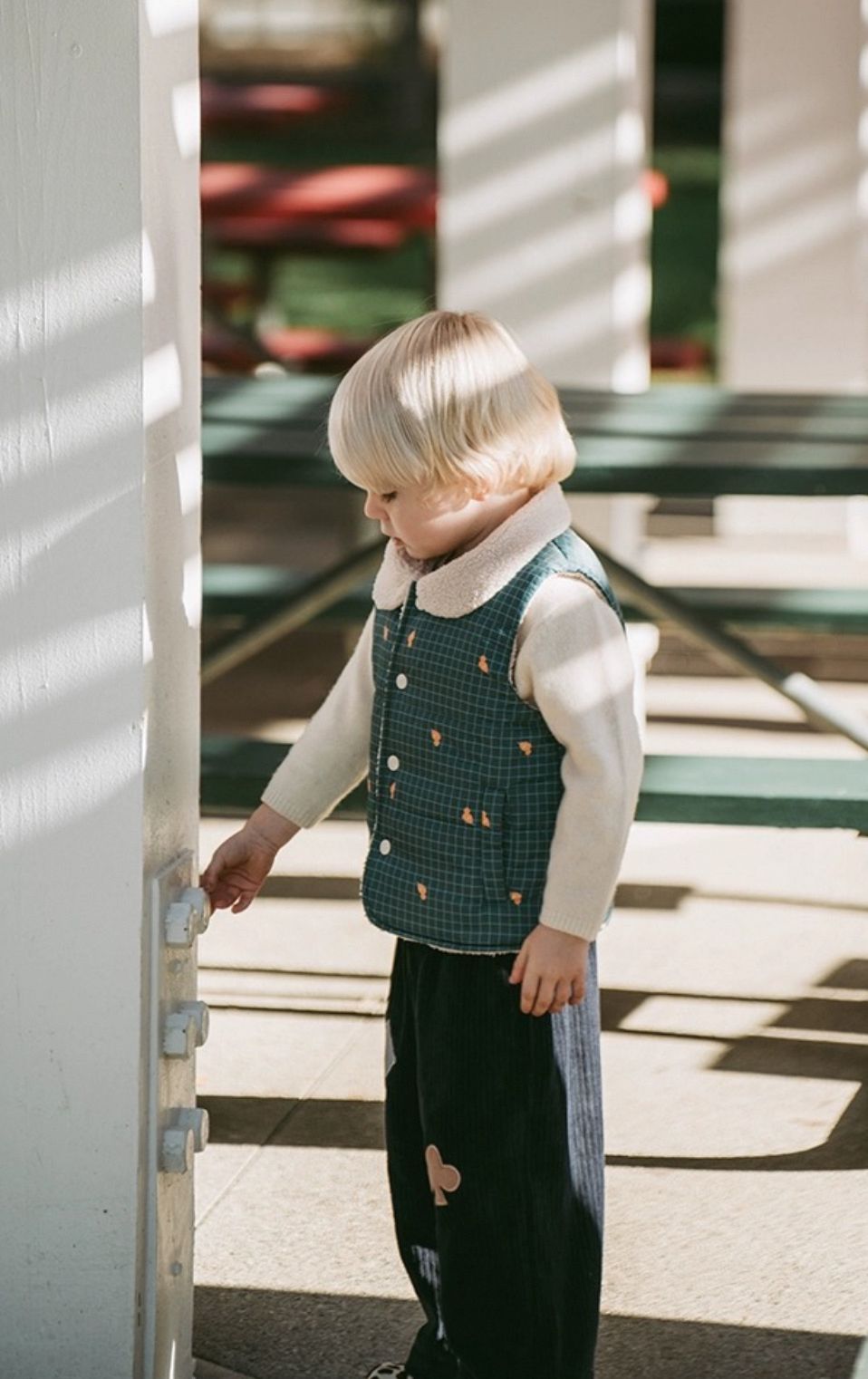 (Pre-Order) White Wheat Winter Vest