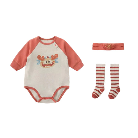 (Pre-Order) Han Gong Fu Sunny Dragon Raglan & Socks Bundle