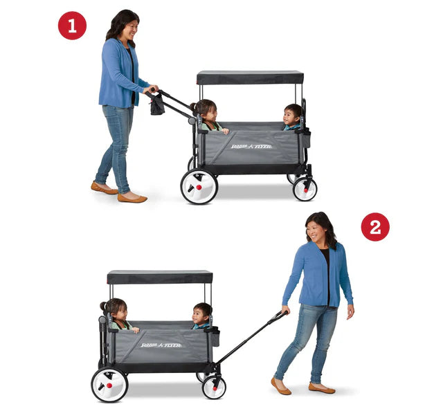 (PRE-ORDER) RADIO FLYER City Luxe Stroll 'N Wagon