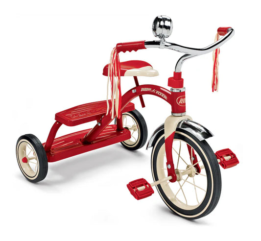 (PRE-ORDER) Radio Flyer Classic Red Dual Deck Tricycle