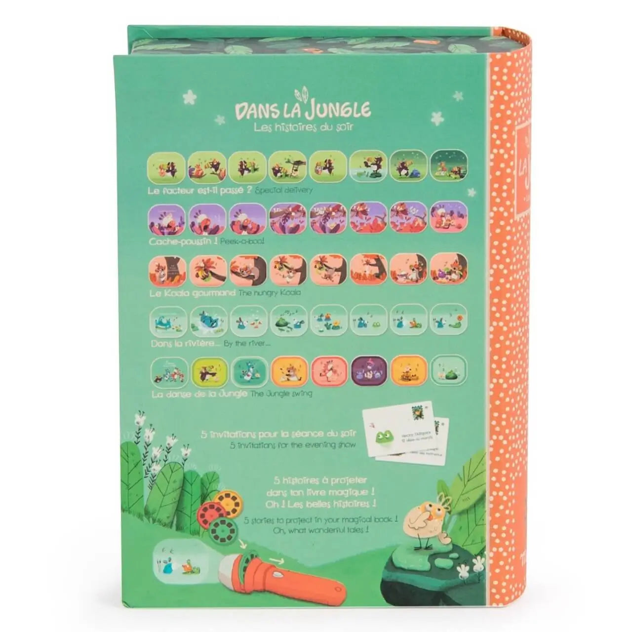 (Pre-Order) Moulin Roty In the Jungle Storybook torch set