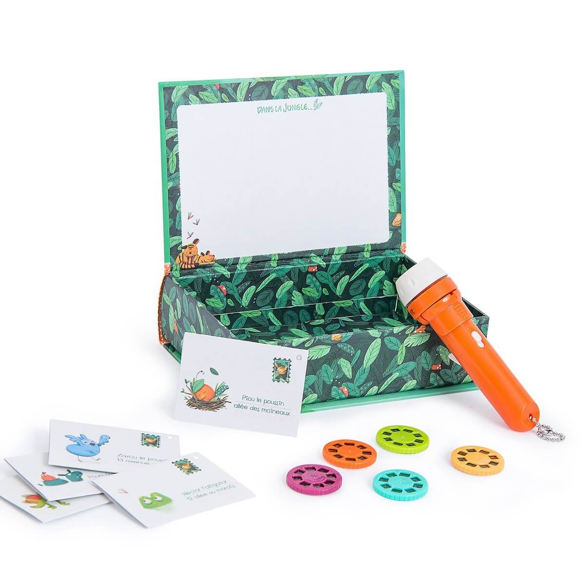 (Pre-Order) Moulin Roty In the Jungle Storybook torch set