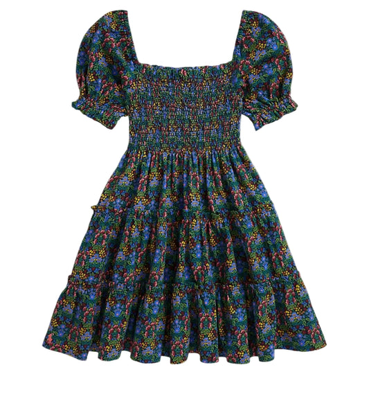 (Pre-Order) Ralph Lauren Floral Smocked Cotton Jersey Dress