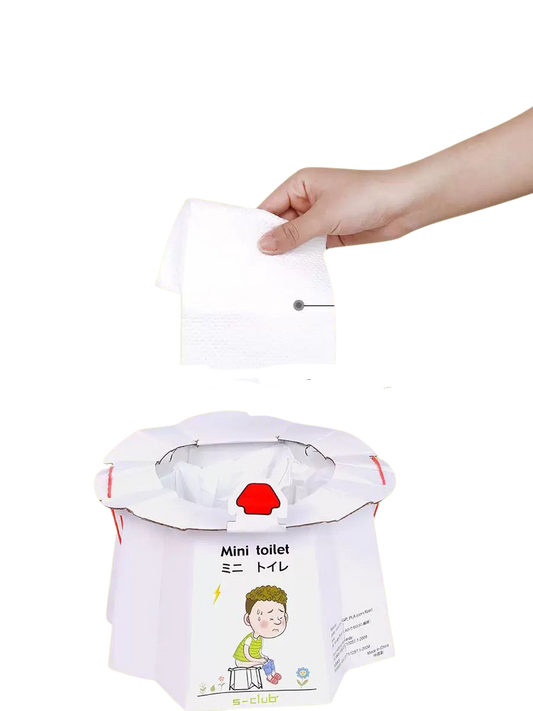 (Pre-Order) Kids Mini Toilet (Portable) One Time Use