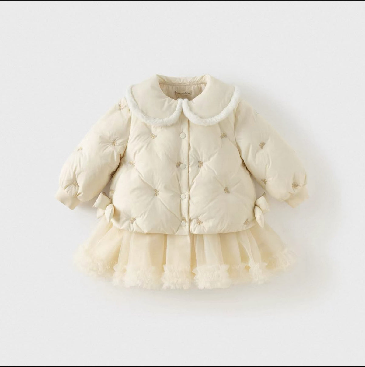 (Pre-Order) Dave & Bella Padded  Coat With Tutu