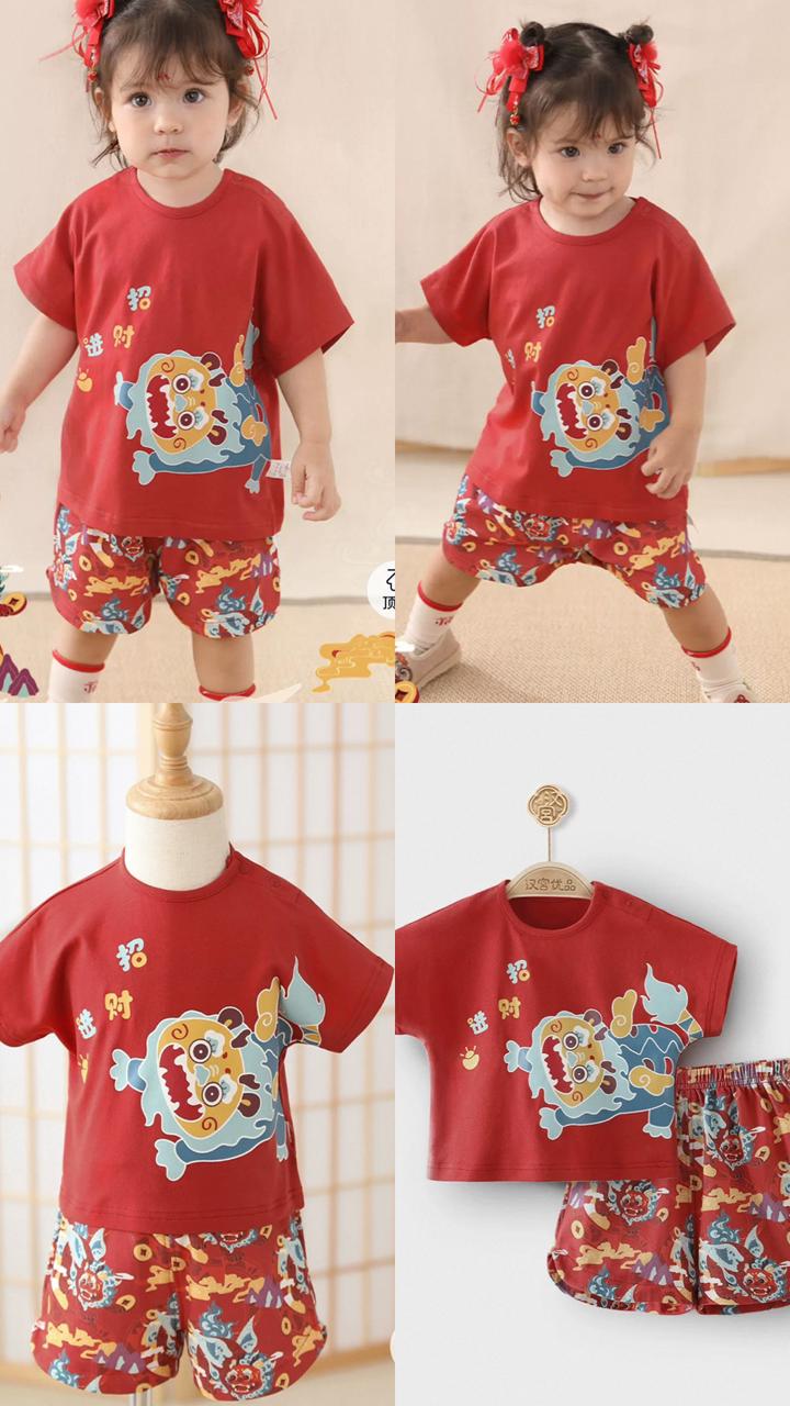(Pre-Order) Han Gong Fu Festive Dragon Co-ord