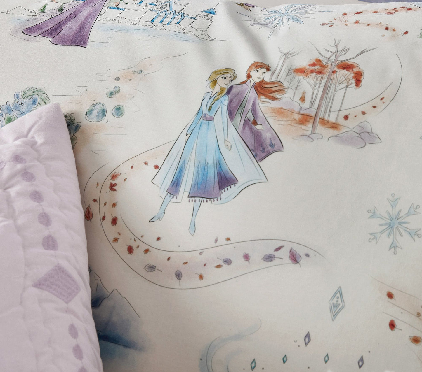 (Pre-Order) Pottery Barn Kids Disney Frozen Enchanted Forest Organic Sheet Set