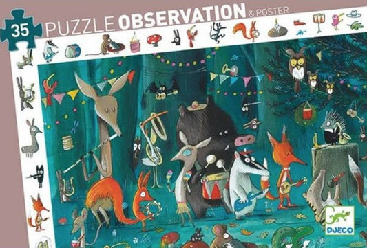 (Pre-Order) Djeco The Orchestra - puzzle of 35 pieces