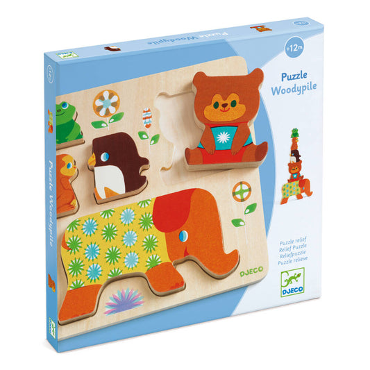 (Pre-Order) Djeco Puzzle Woody Pile