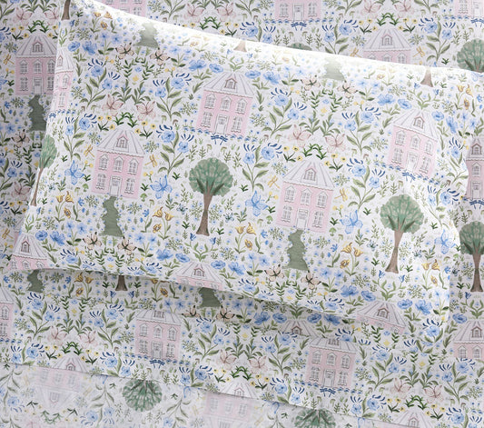 (Pre-Order) Pottery Barn Dollhouse Organic Sheet Set