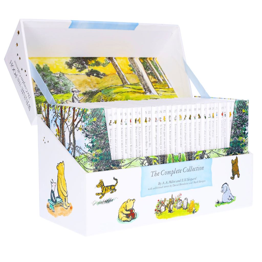 (Pre-Order) Winnie The Pooh +  A. A. Milne + 30 Books Box Set
