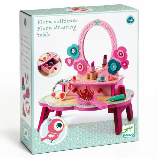 (Pre-Order) Djeco Floras Wooden Dressing Table