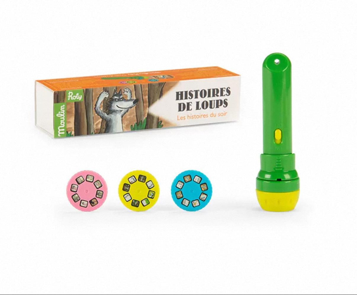 (Pre-Order) Moulin Roty Assorted Torch Lights Story Book Series