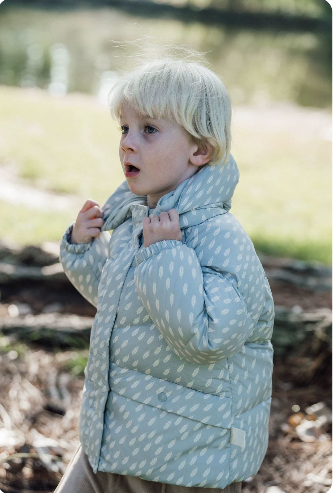 (Pre-Order) White Wheat Puffer Jacket