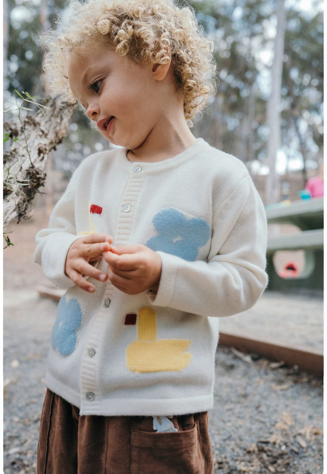 (Pre-Order) White Wheat Duck Sweater