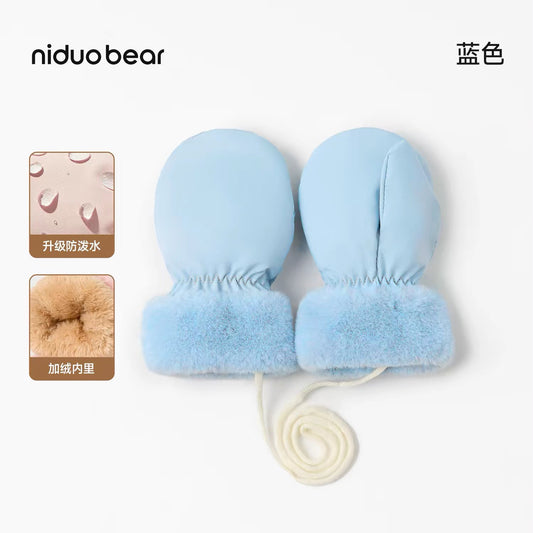 (Pre-Order) Niduo Bear Winter Gloves 1-3Y