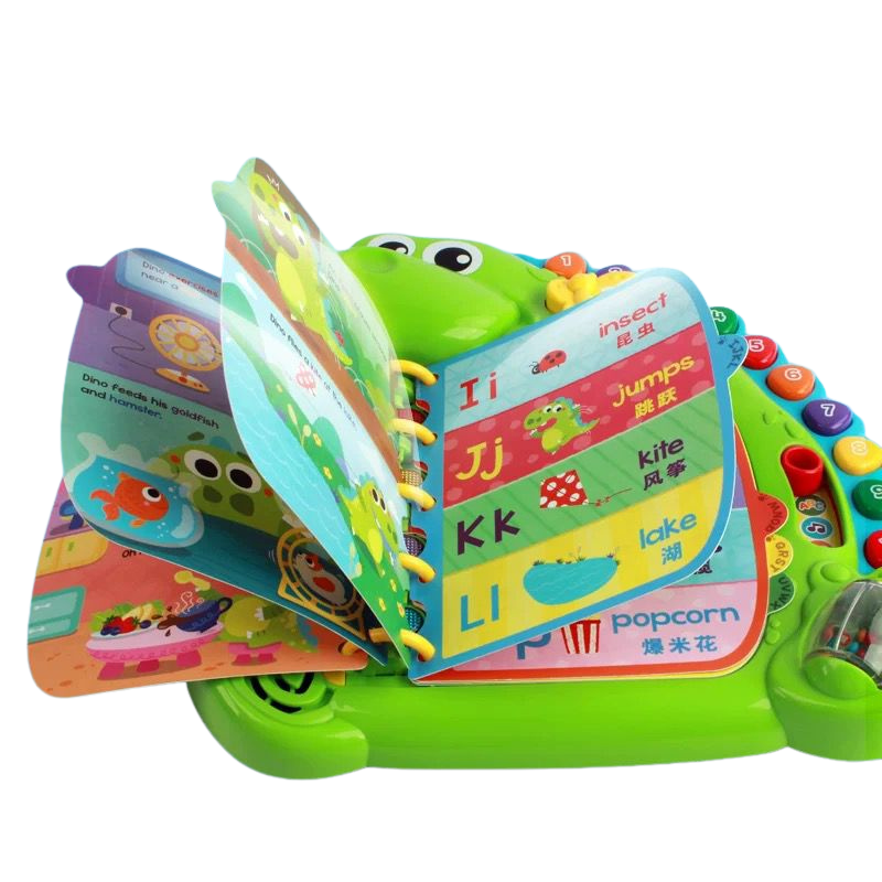 (Pre-Order) VTECH Dino’s Delightful Day Book Audio Book English/Mandarin