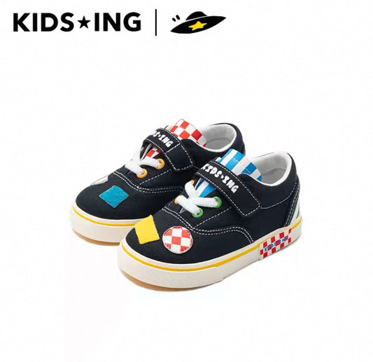 (PRE-ORDER) KIDSING BLACK SHOES