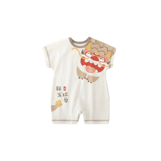 (Pre-Order) Han Gong Fu Golden Horn Dragon Jumpsuit