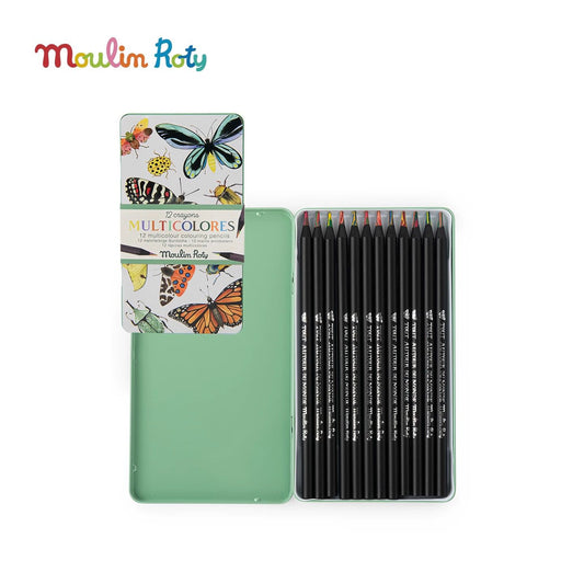 (Pre- Order) Moulin Roty Multicolors Crayon 12pc