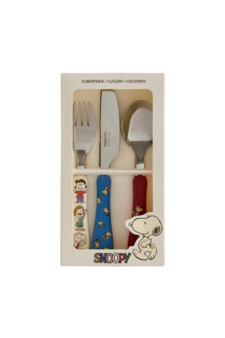 Zara Home Children's Peanuts Cutlery Set