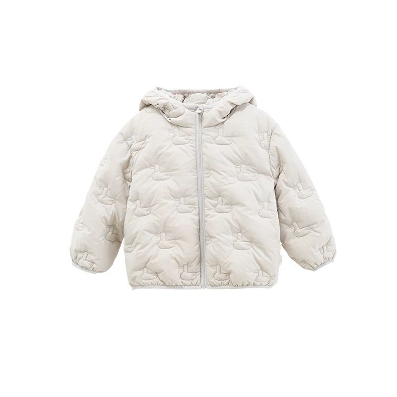 (Pre-Order) White Wheat Puffer Jacket