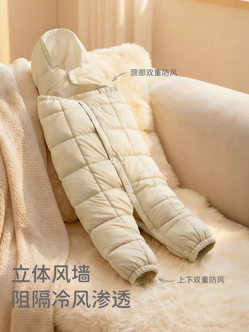 (Pre-Order) Dave & Bella 3 Ways Carrier Blanket 0-2Y