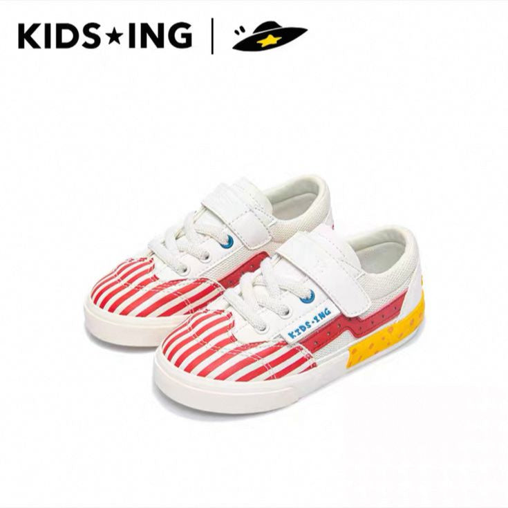 (PRE-ORDER) KIDSING RED STRIPE SHOES
