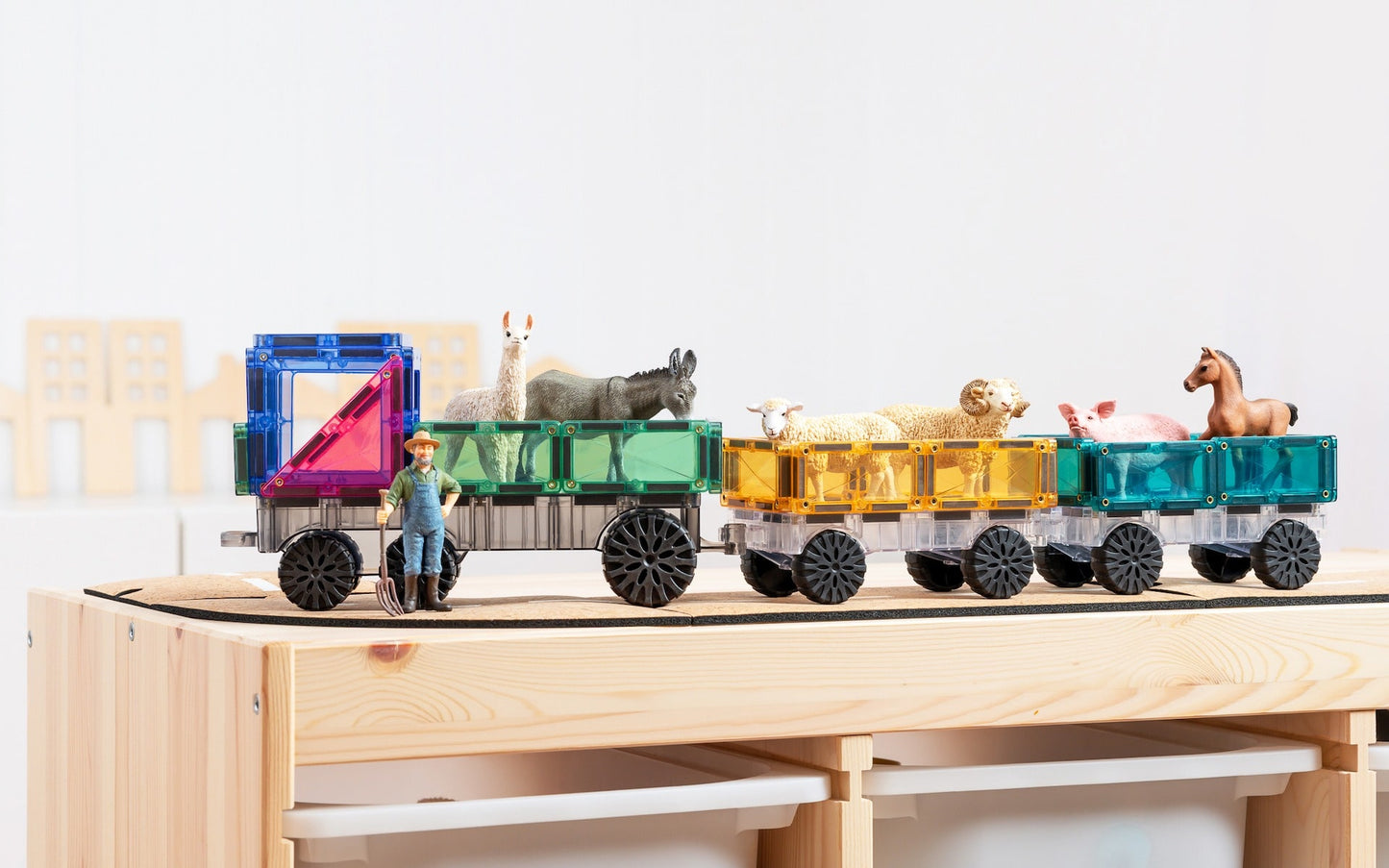 (PRE-ORDER) CONNETIX Pastel Transport Pack 50 pc