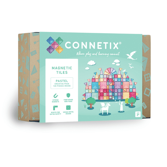 (PRE-ORDER) CONNETIX Pastel Creative Pack 120 pcs