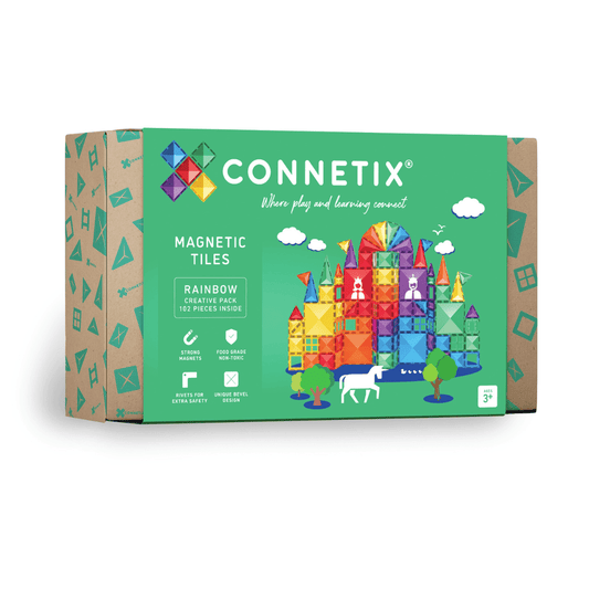 (PRE-ORDER) CONNETIX Rainbow Creative Pack 102 pcs
