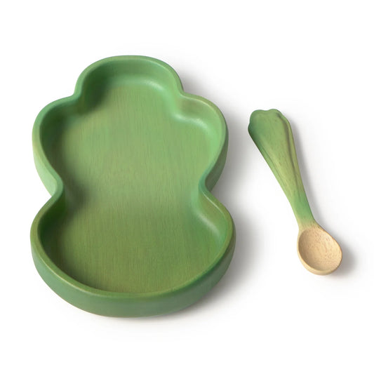 (Pre-Order) Oli&Carol Kendall The Kale Plate & Spoon Set