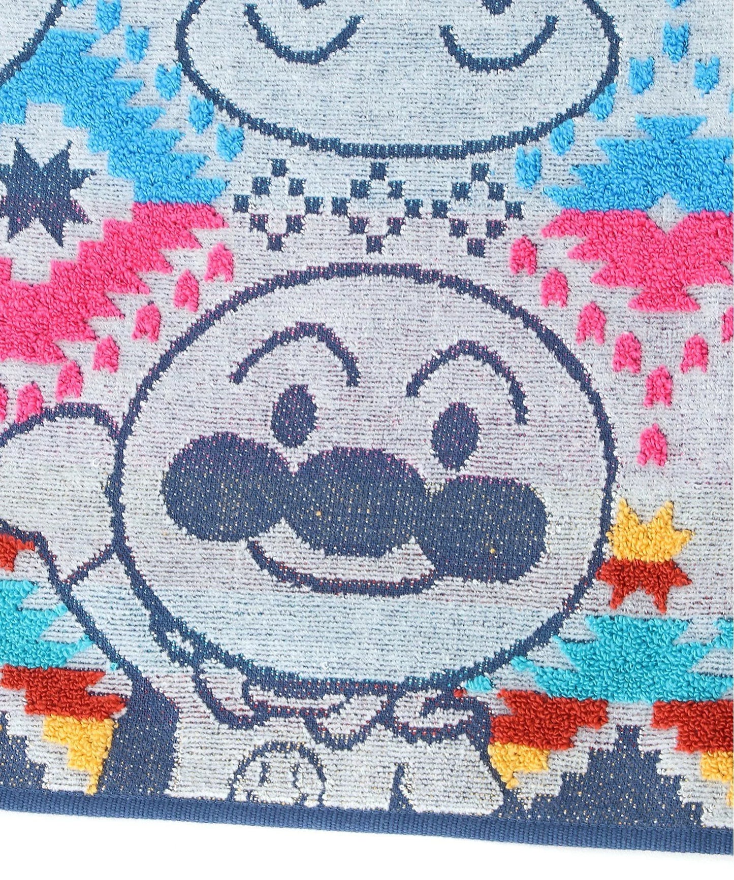 (Pre-Order) Anpanman Imabari Face Towel Native Pattern