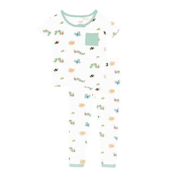 (Pre-Order) Kyte Baby + The Very Hungry Caterpillar Short Sleeve Pajamas