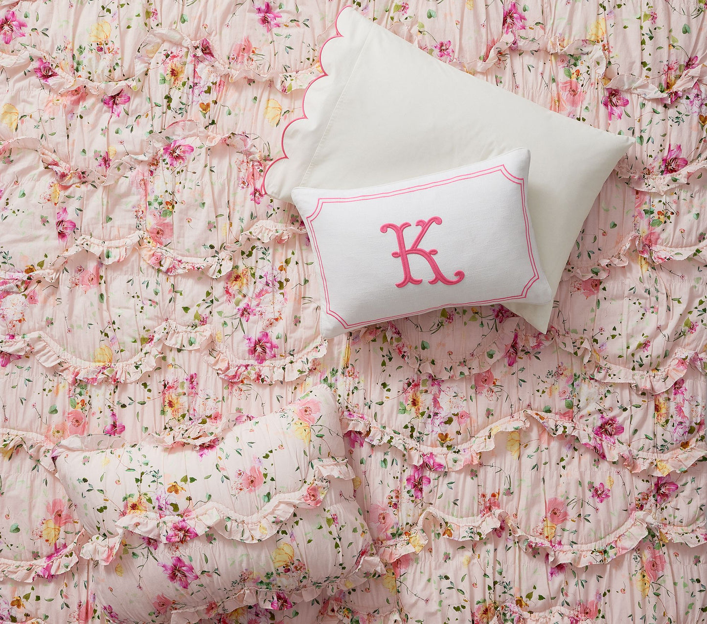 (Pre-Order) Pottery Barn Kids Monique Lhuillier Delphine Organic Sheet Set